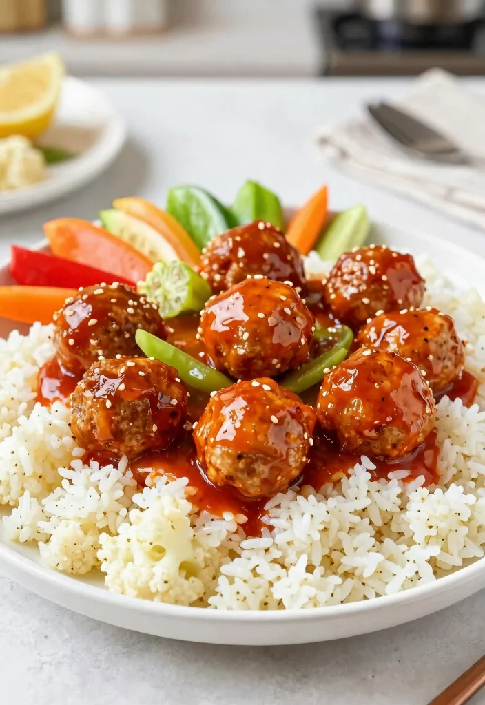 10 Keto Meatball Recipes for Easy Satisfying Low-Carb Meals - 8. Sweet and Sour Meatballs