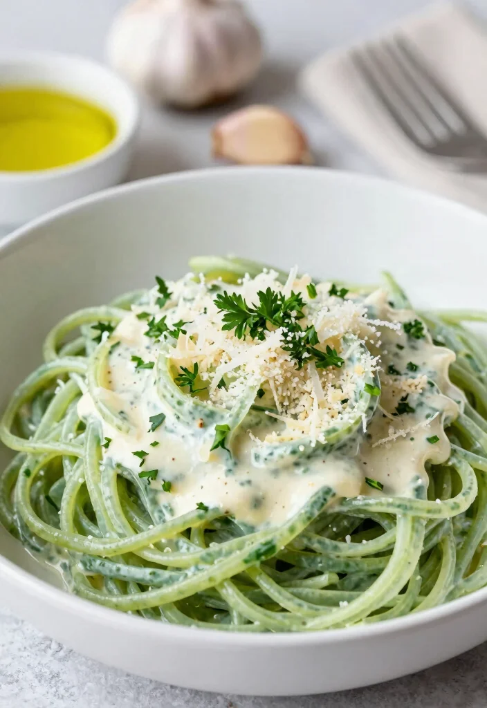 10 Keto Zoodle Recipes for Fresh Low-Carb Pasta Alternatives - 1. Creamy Garlic Parmesan Zoodles