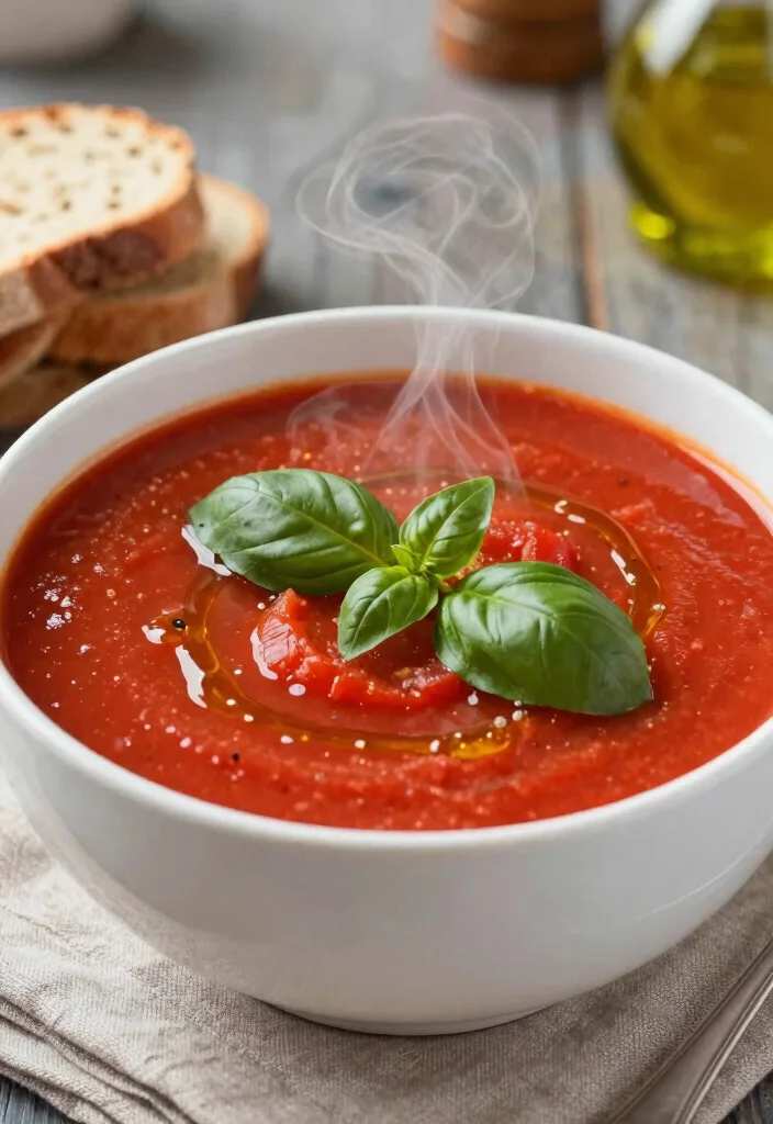 10 Low-FODMAP Dinner Recipes for Gentle Simple Eating - 9. Tomato and Basil Soup