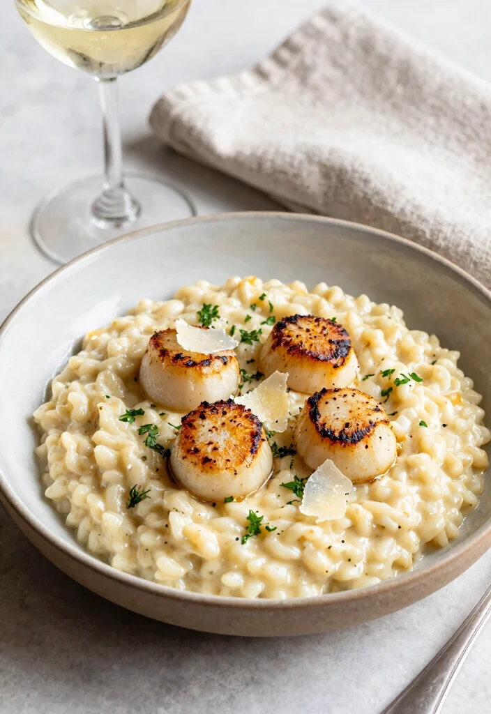 10 Scallop Dinner Recipes for Easy Elegant Weeknight Meals - 6. Scallop Risotto