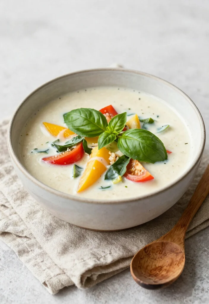 10 Thai Basil Vegetarian Recipes for Bright Herb-Packed Meals - 6. Thai Basil Coconut Soup