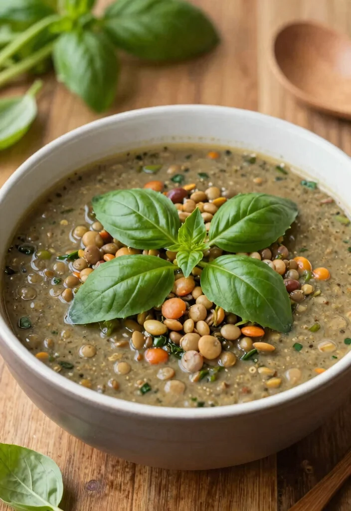 10 Thai Basil Vegetarian Recipes for Bright Herb-Packed Meals - 9. Thai Basil Lentil Soup