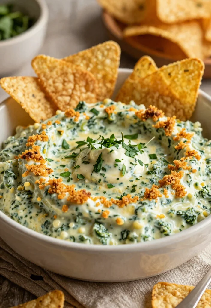 10 Vegan Christmas Recipes for Festive Easy Holiday Plates - 6. Vegan Spinach Artichoke Dip