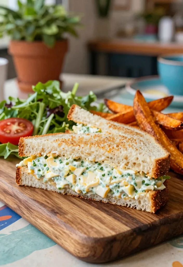 10 Vegan Egg-Style Recipes for Easy Protein-Rich Plant Eating - 7. Vegan Egg Salad Sandwich