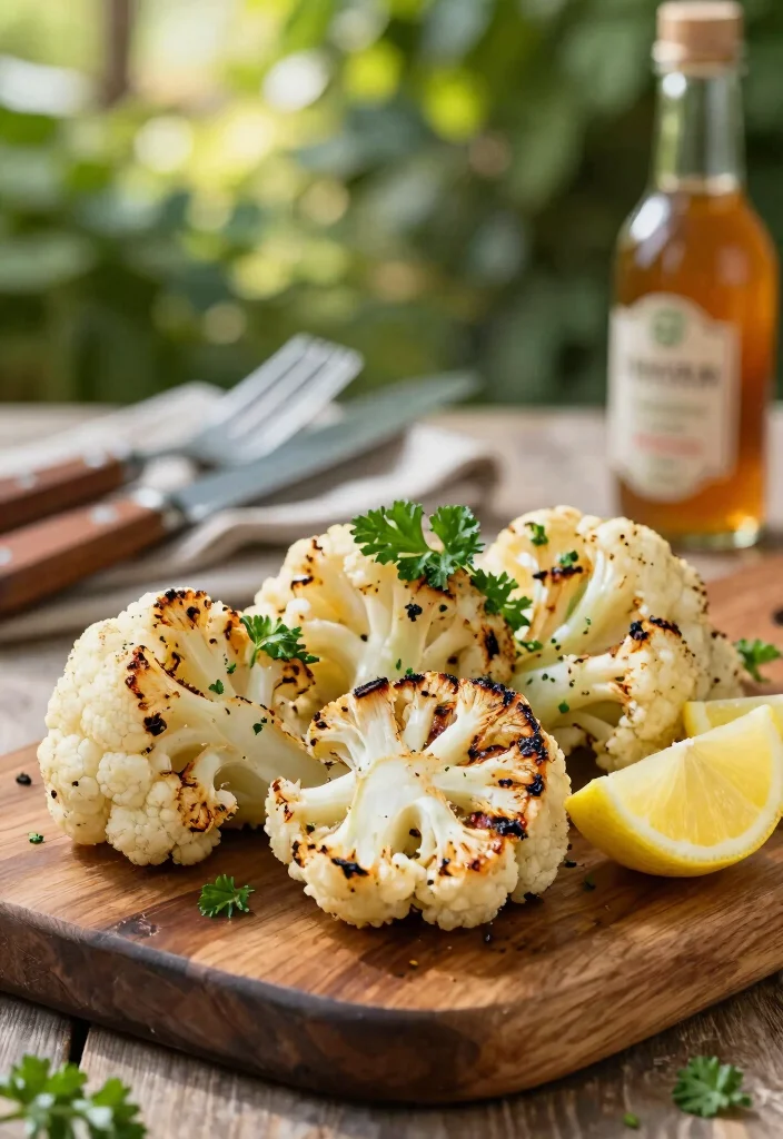 10 Vegan Grilled Recipes for Fresh Flavorful Plant Meals - 1. Smoky Grilled Cauliflower Steaks