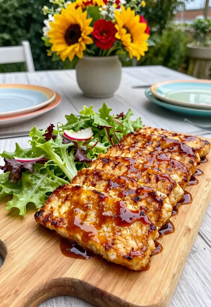 10 Vegan Grilled Recipes for Fresh Flavorful Plant Meals - 7. Maple Balsamic Grilled Tempeh