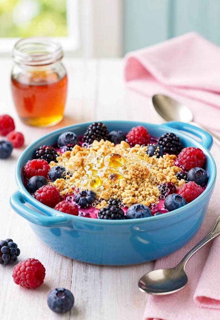 10 Vegetarian Crumble Recipes for Cozy Plant-Based Comfort - 2. Berry Bliss Crumble