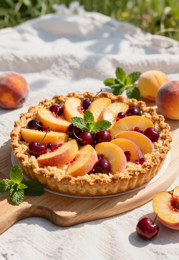 10 Vegetarian Crumble Recipes for Cozy Plant-Based Comfort - 6. Mixed Stone Fruit Crumble