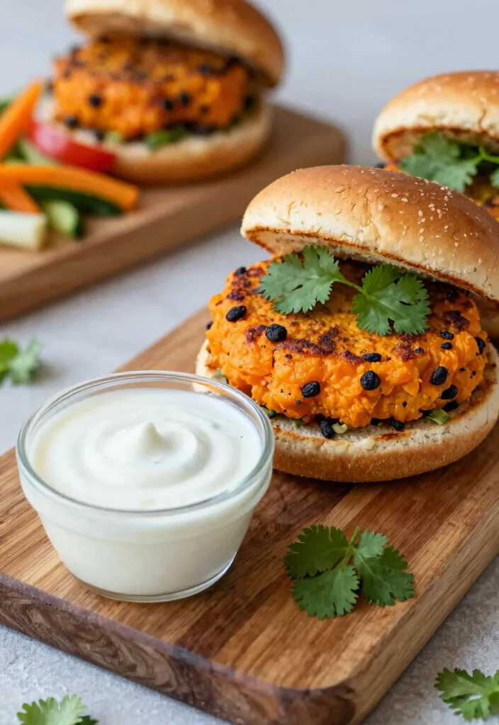 10 Vegetarian Slider Recipes for Fun Easy Party Plates - 3. Sweet Potato and Black Bean Sliders