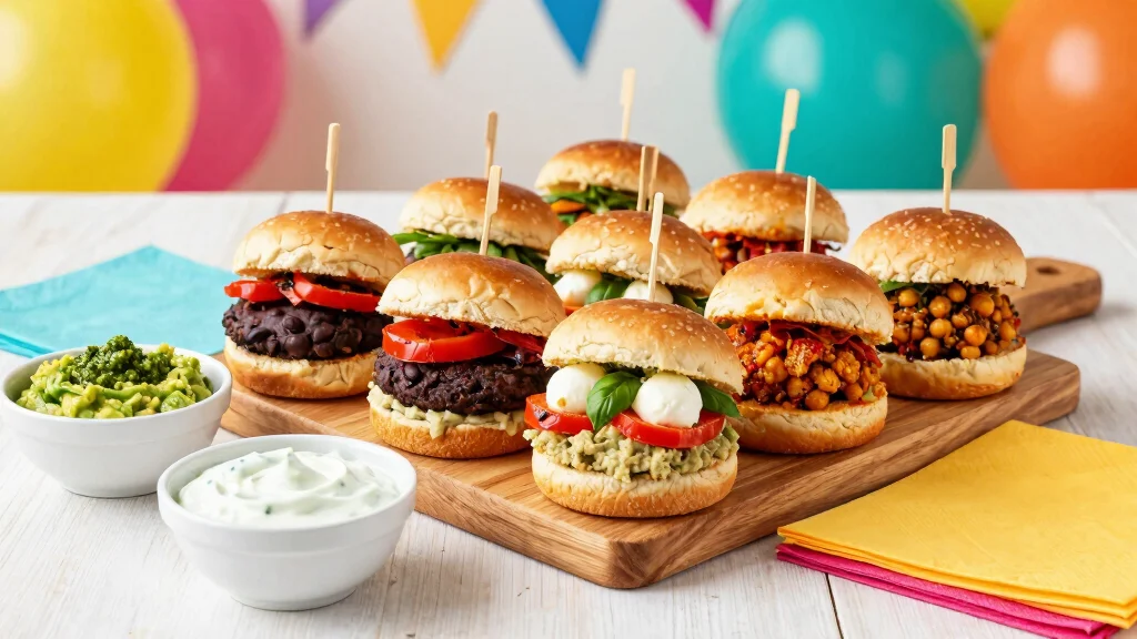10 Vegetarian Slider Recipes for Fun Easy Party Plates