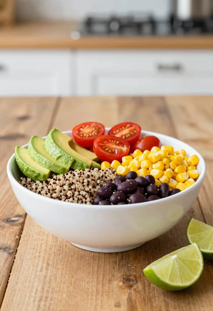 12 Dinner Bowl Recipes for Easy Balanced One-Bowl Meals - 1. Quinoa and Black Bean Bowl