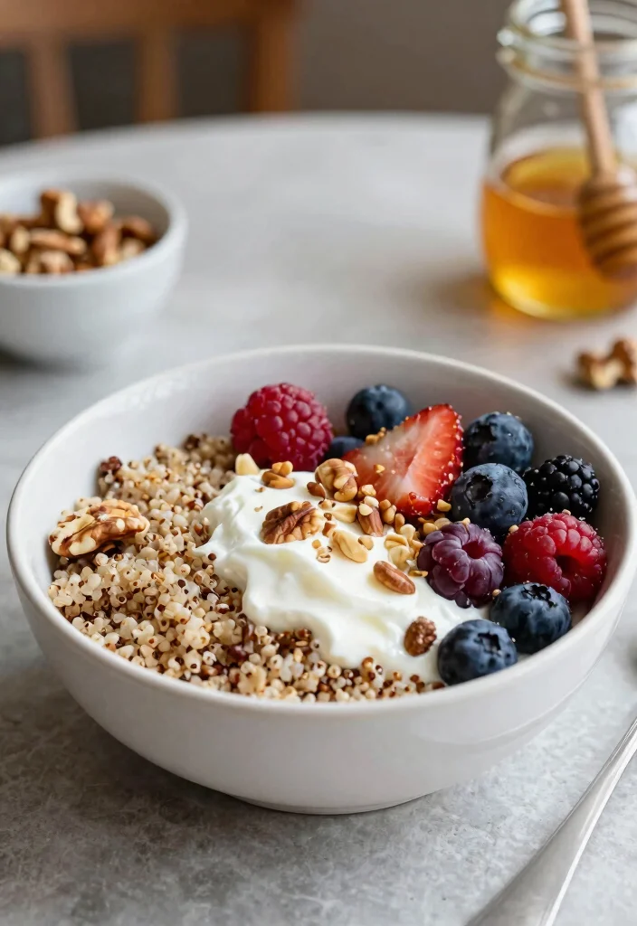 12 Dinner Bowl Recipes for Easy Balanced One-Bowl Meals - 12. Breakfast Quinoa Bowl