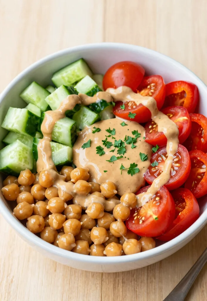 12 Dinner Bowl Recipes for Easy Balanced One-Bowl Meals - 2. Mediterranean Chickpea Bowl