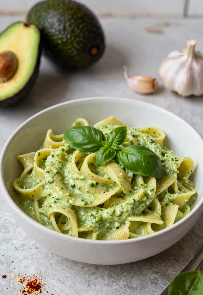 12 Fresh Dinner Recipes for Light Bright Weeknight Eating - 11. Creamy Avocado Pasta