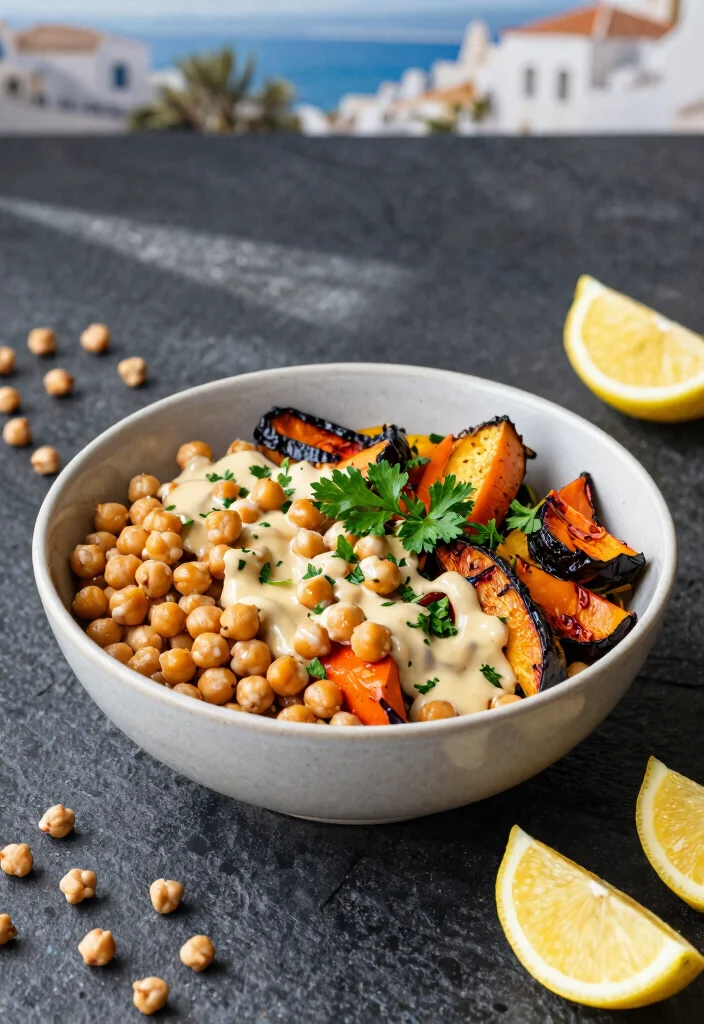 12 Fresh Dinner Recipes for Light Bright Weeknight Eating - 5. One-Pan Mediterranean Chickpea Bowl