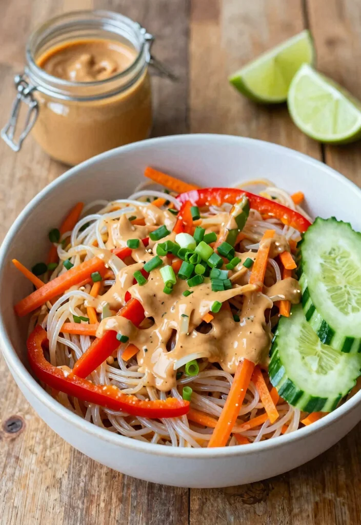 12 Fresh Dinner Recipes for Light Bright Weeknight Eating - 9. Thai Peanut Noodle Salad