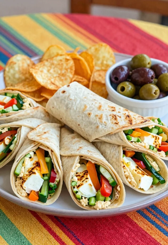 12 Halloumi Vegetarian Recipes for Easy Flavorful Meals - 7. Mediterranean Halloumi Wraps