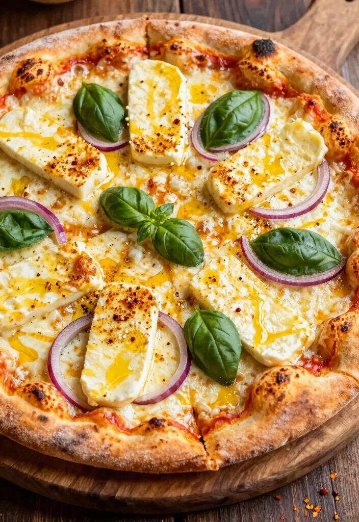 12 Halloumi Vegetarian Recipes for Easy Flavorful Meals - 8. Halloumi Pizza