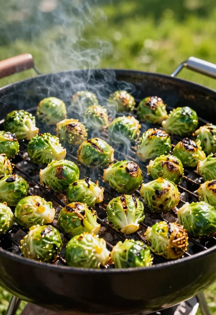 12 Healthy Brussels Sprout Recipes for Light Flavorful Sides - 7. Grilled Brussels Sprouts with Olive Oil and Lemon