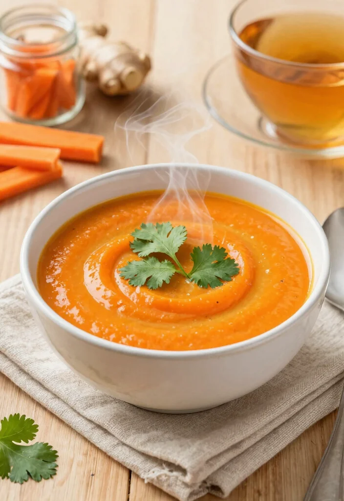 12 Healthy Carrot Recipes for Fresh Nutritious Everyday Meals - 1. Carrot Ginger Soup