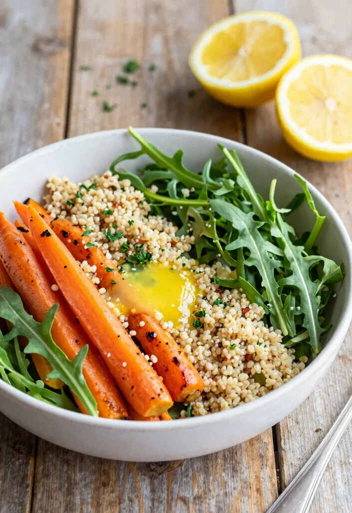 12 Healthy Carrot Recipes for Fresh Nutritious Everyday Meals - 2. Roasted Carrot Salad with Quinoa