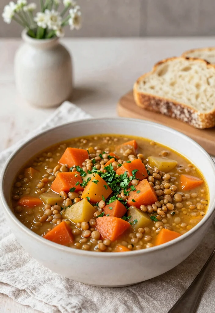 12 Healthy Carrot Recipes for Fresh Nutritious Everyday Meals - 4. Carrot and Lentil Stew