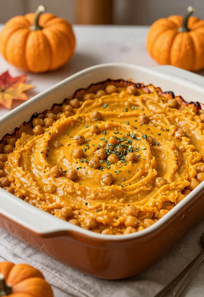 12 Healthy Dinner Casserole Recipes for Easy Balanced Meals - 10. Pumpkin and Chickpea Casserole