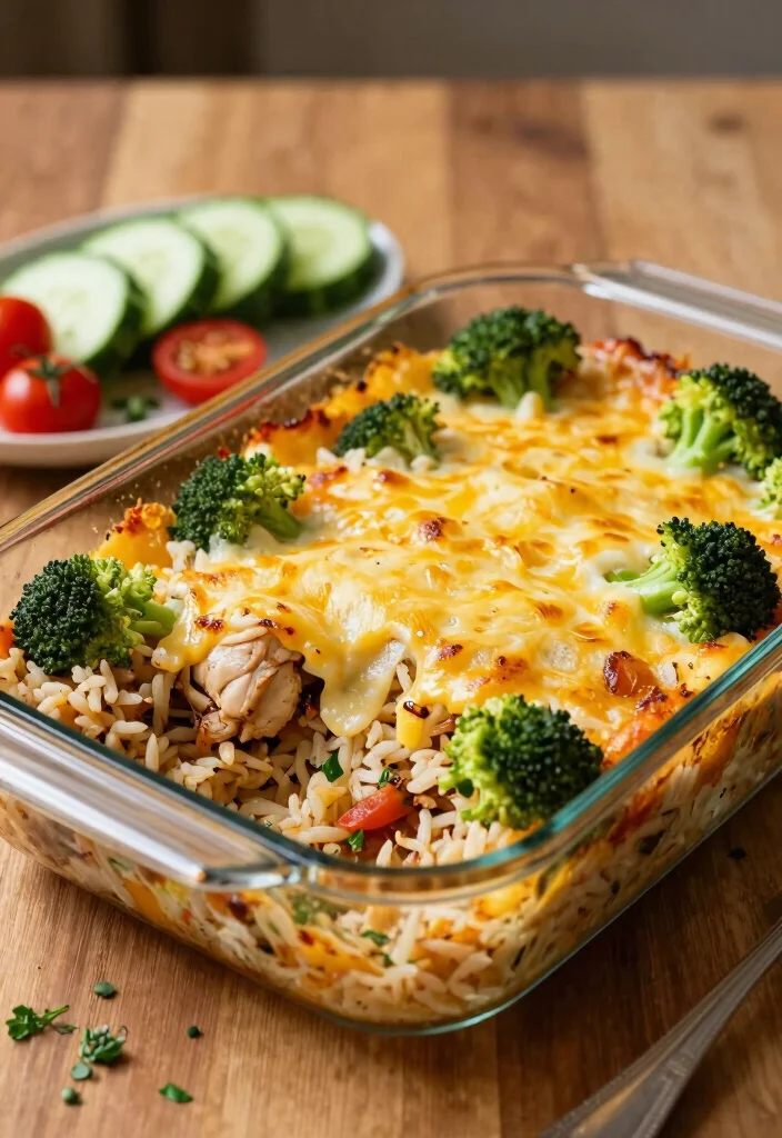 12 Healthy Dinner Casserole Recipes for Easy Balanced Meals - 2. Chicken and Broccoli Rice Casserole