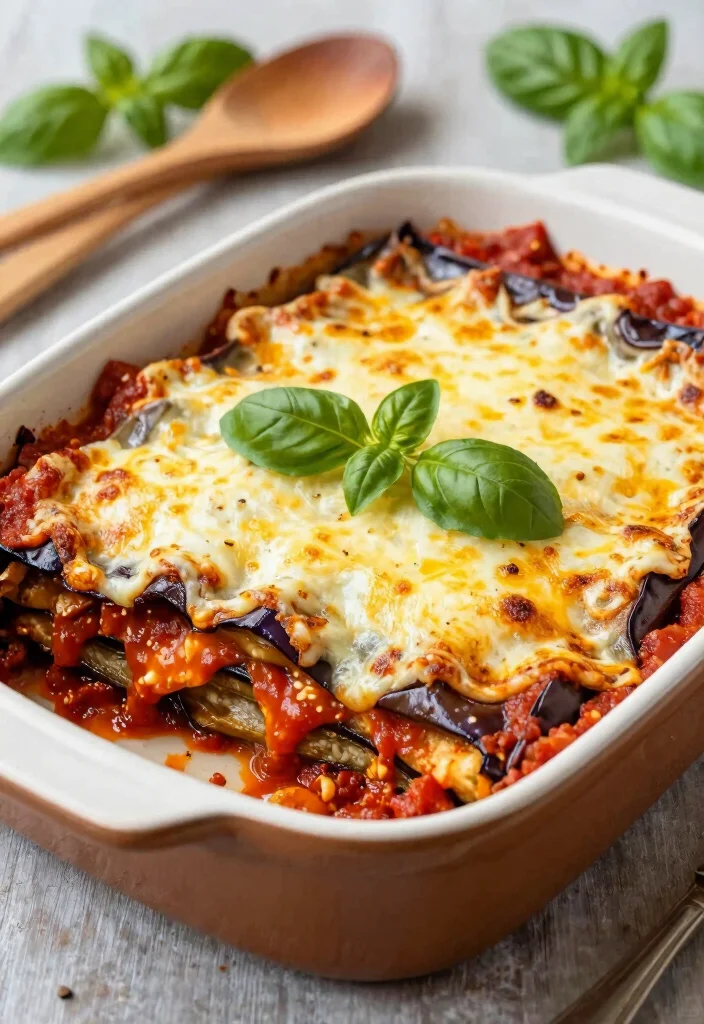 12 Healthy Dinner Casserole Recipes for Easy Balanced Meals - 6. Eggplant Parmesan Casserole