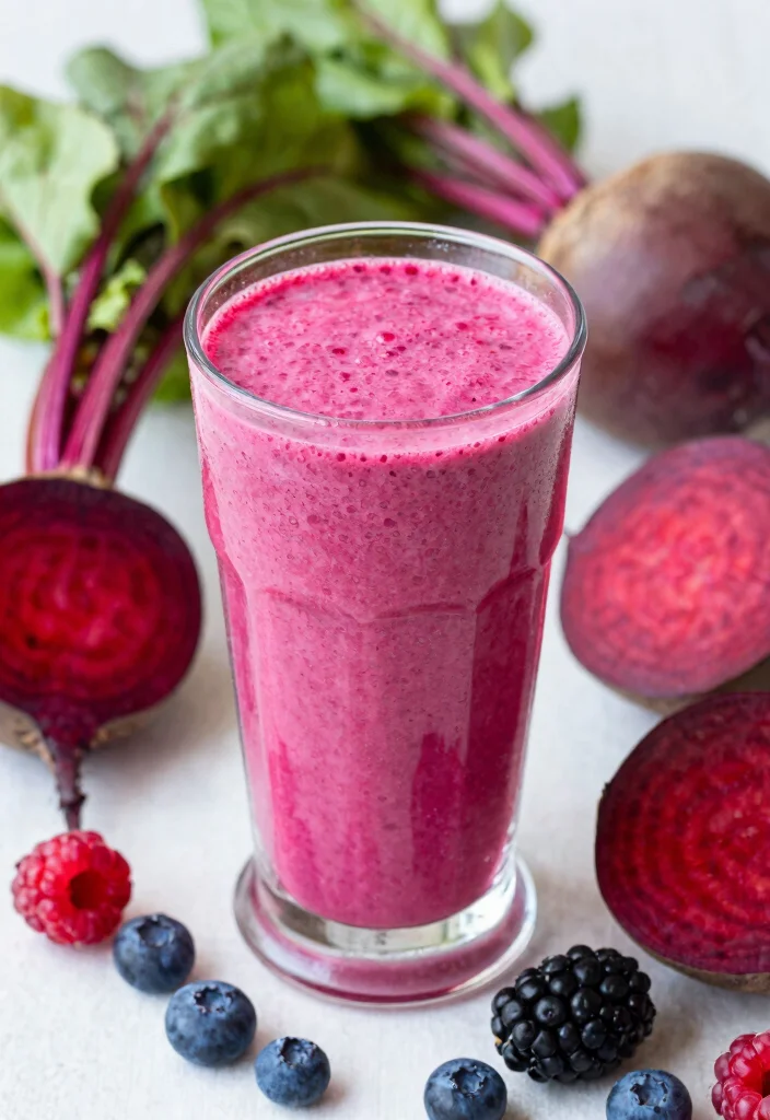 12 Healthy Drink Recipes for Fresh Energizing Sips - 11. Beet and Berry Smoothie