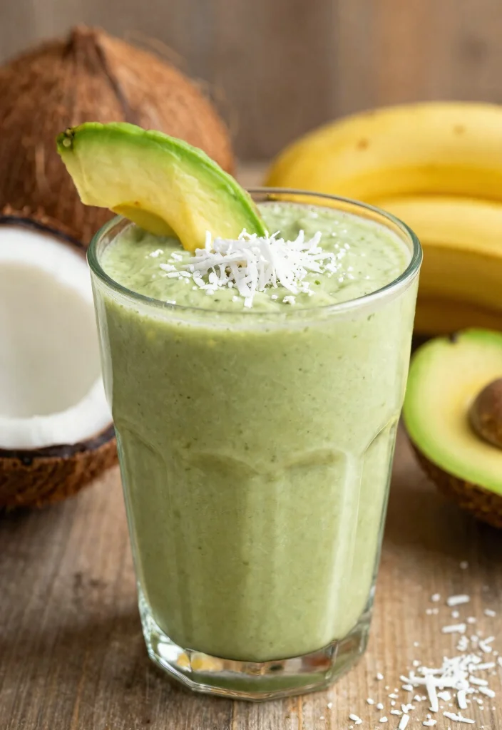 12 Healthy Drink Recipes for Fresh Energizing Sips - 7. Avocado and Coconut Cream
