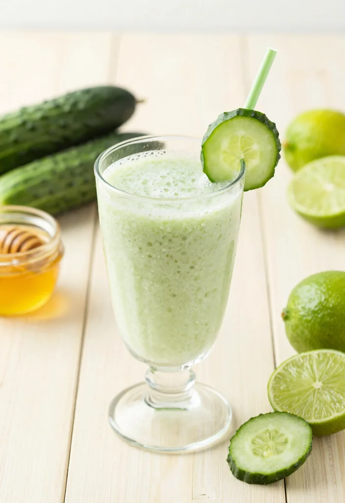12 Healthy Drink Recipes for Fresh Energizing Sips - 9. Cucumber Lime Cooler