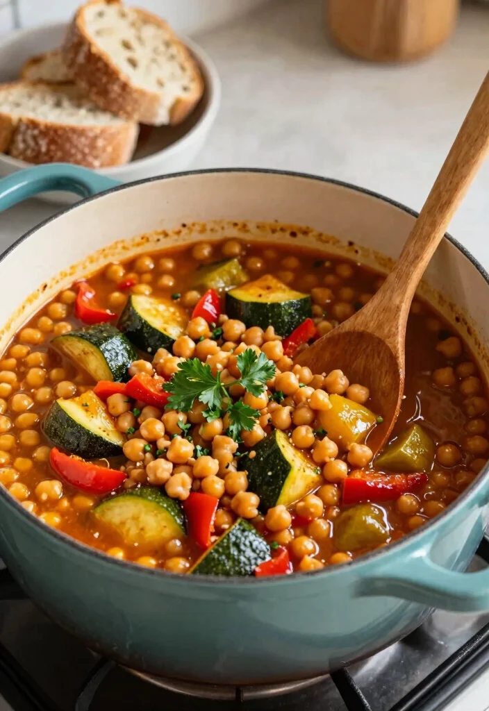 12 Healthy Dutch Oven Recipes for Cozy One-Pot Dinners - 5. Mediterranean Chickpea Stew
