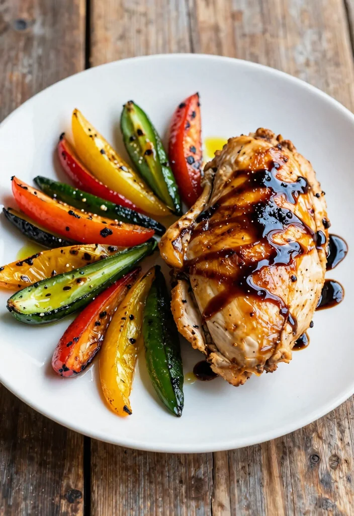 12 Healthy Italian Recipes for Fresh Simple Mediterranean Eating - 11. Balsamic Grilled Chicken with Veggies