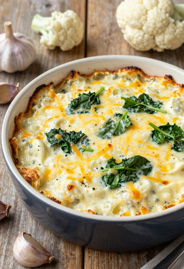 12 Healthy Italian Recipes for Fresh Simple Mediterranean Eating - 3. Cauliflower Alfredo Bake