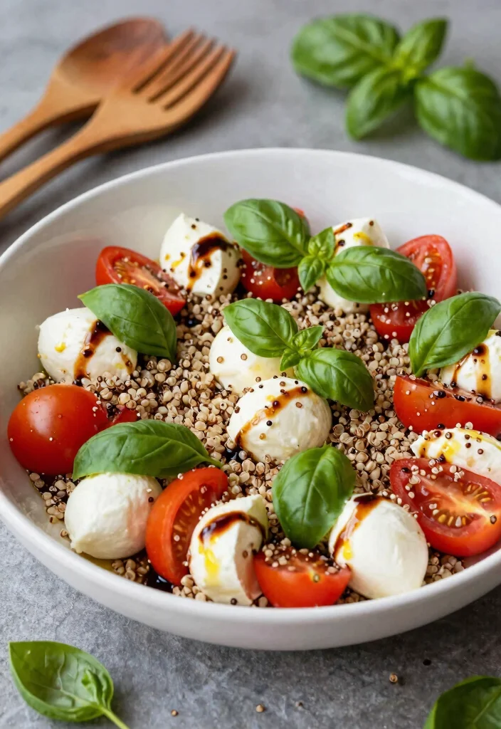 12 Healthy Italian Recipes for Fresh Simple Mediterranean Eating - 4. Quinoa Caprese Salad
