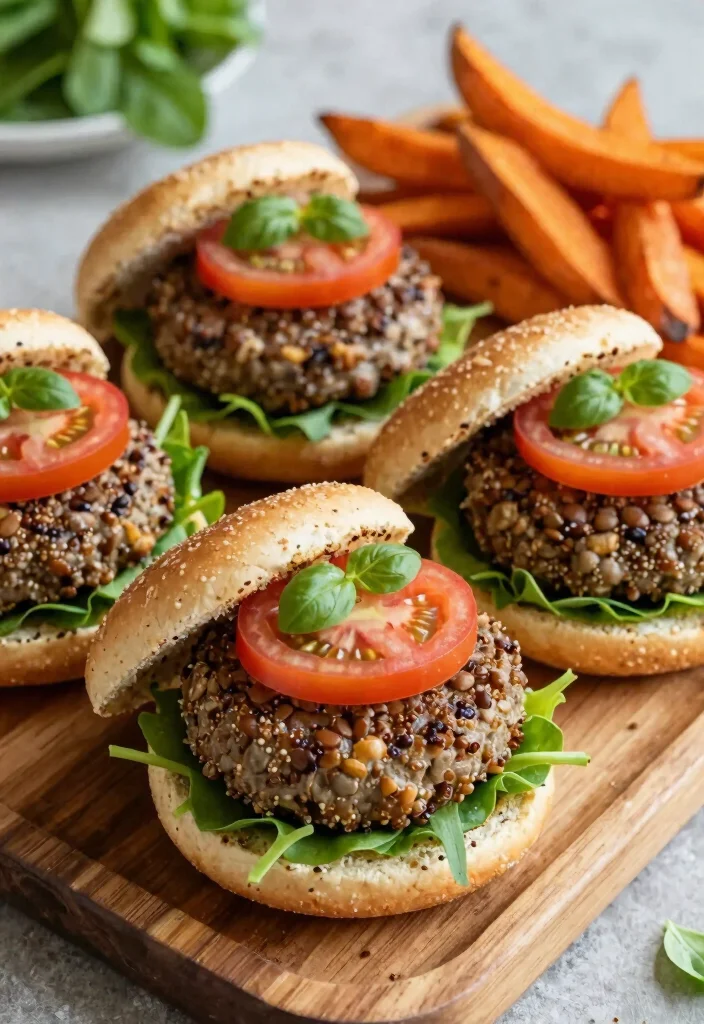 12 Healthy Quinoa Recipes for Easy Protein-Packed Meals - 10. Quinoa and Lentil Burgers