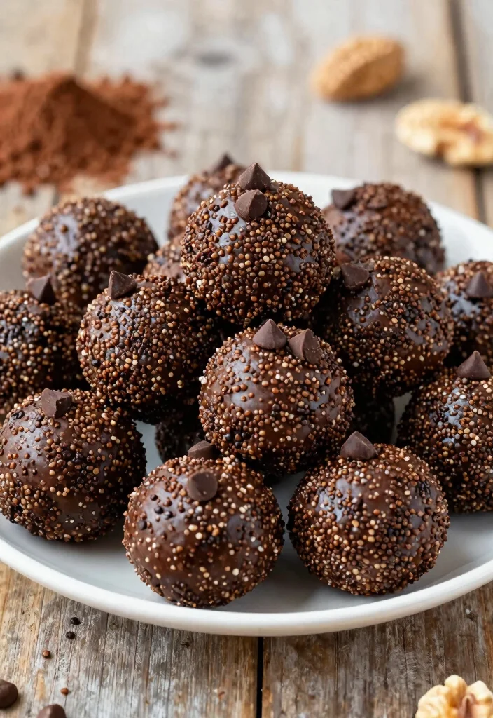12 Healthy Quinoa Recipes for Easy Protein-Packed Meals - 12. Quinoa Chocolate Energy Bites