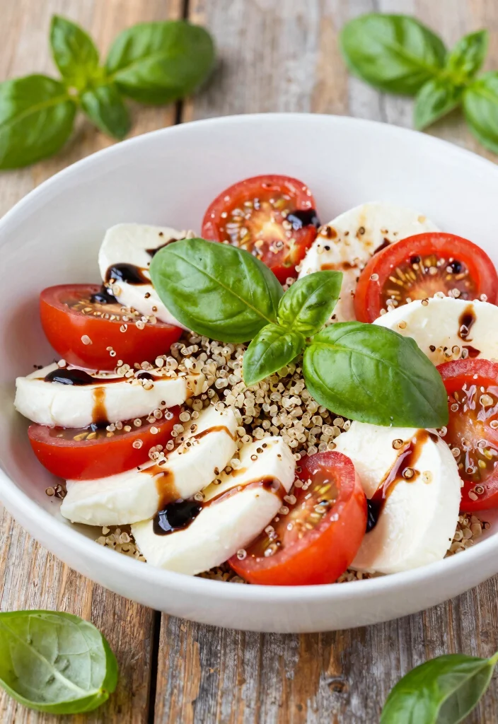 12 Healthy Quinoa Recipes for Easy Protein-Packed Meals - 6. Quinoa Caprese Salad
