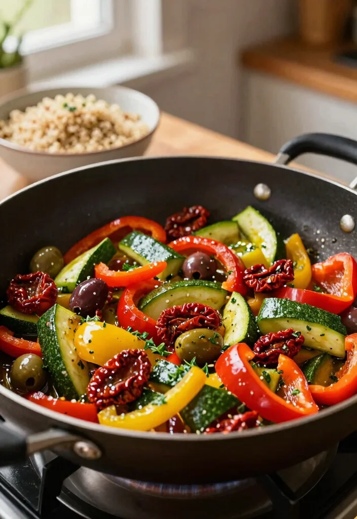 12 Healthy Stir-Fry Recipes for Quick Fresh Weeknight Dinners - 8. Mediterranean Veggie Stir-Fry