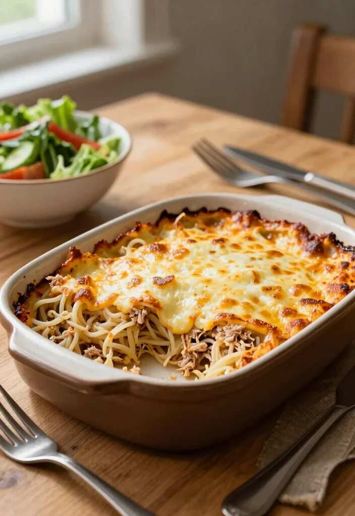 12 Healthy Tuna Recipes for Light High-Protein Meals - 10. Tuna Noodle Casserole (Low-Carb Version)