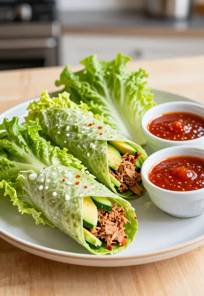 12 Healthy Tuna Recipes for Light High-Protein Meals - 2. Spicy Tuna Lettuce Wraps