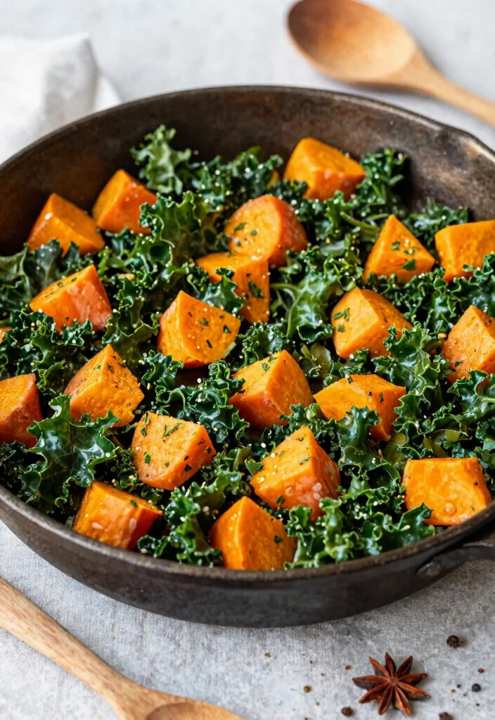 12 Kale Dinner Recipes for Nutritious Easy Weeknight Plates - 5. Kale and Sweet Potato Hash