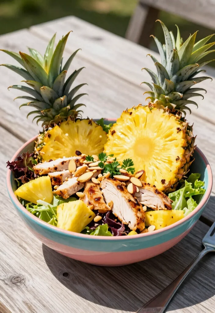 12 Keto Salad Recipes for Fresh Easy Low-Carb Meals - 12. Pineapple and Chicken Salad