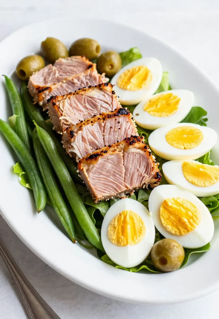 12 Keto Salad Recipes for Fresh Easy Low-Carb Meals - 9. Tuna Niçoise Salad