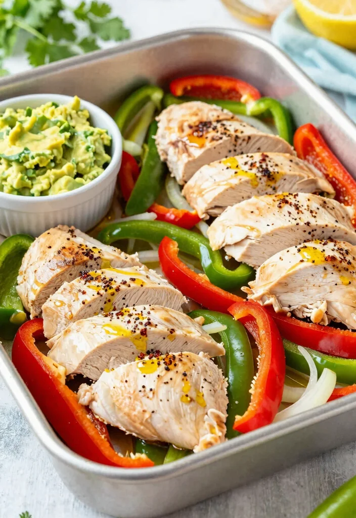 12 Keto Sheet Pan Recipes for Fast Low-Carb Weeknight Dinners - 3. Spicy Chicken Fajita Sheet Pan