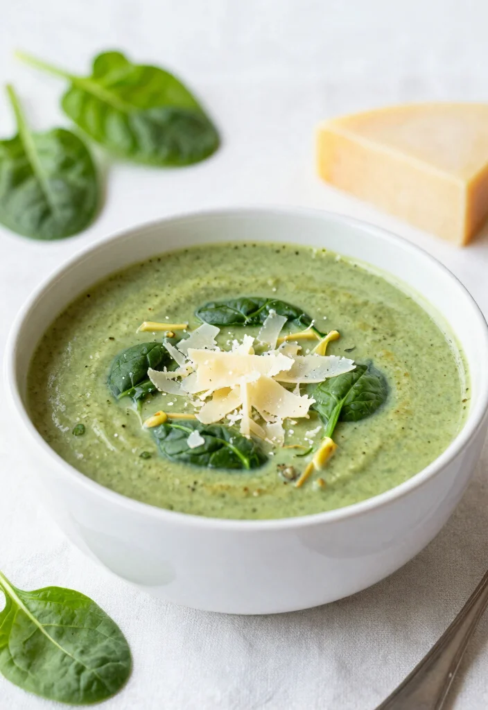 12 Keto Vegetable Soup Recipes for Light Cozy Low-Carb Bowls - 7. Spinach and Artichoke Soup
