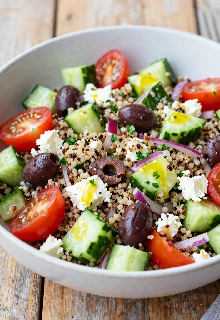 12 Mediterranean Vegan Recipes for Light Flavorful Meals - 1. Classic Mediterranean Quinoa Salad
