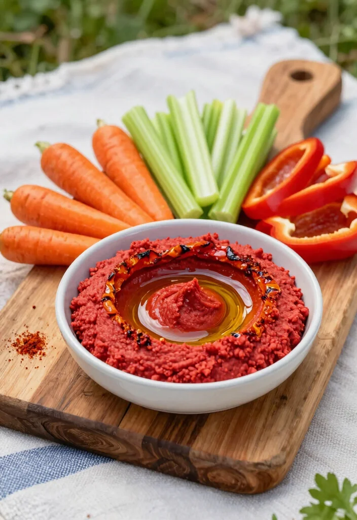 12 Mediterranean Vegan Recipes for Light Flavorful Meals - 2. Roasted Red Pepper Hummus
