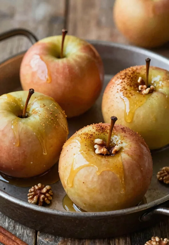 12 Ottolenghi Vegetarian Recipes for Bold Flavor-Packed Meals - 12. Baked Apples with Cinnamon and Nuts